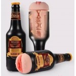 Realistic Beer Bottle Anal Pussy Beer Cup Flashlight Pocket Pussy Male Masturbator for Male FM32