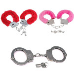 Fetish Fantasy Beginner's HandCuff Bondage Sex Toy Hand cuff Red, Pink, Metal BDSM04 in Low Price