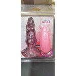 Waterproof Crystal Anal Butt Plug Vibrator AD05