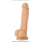 Naughty Cock 10 inch Silicone Dildo - Realistic, Suction Cup DNV18