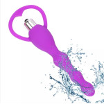 Natural Silicone Anal Prostate Massager Butt Plug AD11