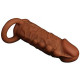 Choco Brown Male Reusable Penis Sleeve Condom for Men PES22 in Low Price