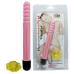 Fluorescent Beaded Head Vibrator-Pink Anal Plug in Low Price