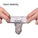 Reusable Condom Sleeve for Men Realistic Extender Enlargement 6.1 INCH Large PES12